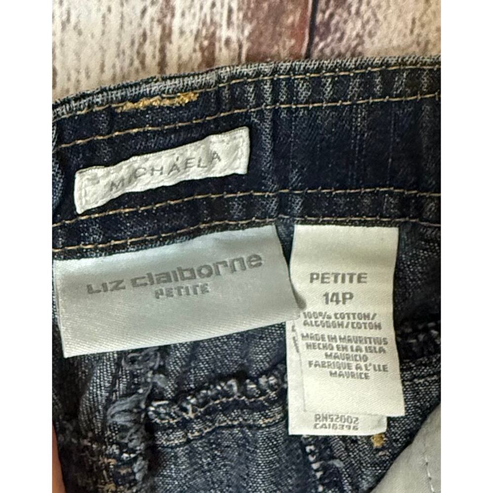 Liz Claiborne Michaela Petite Jeans 14P - Picture 7 of 7